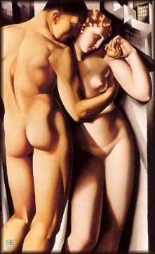 Adán y Eva 1932 contemporánea Tamara de Lempicka Pinturas al óleo